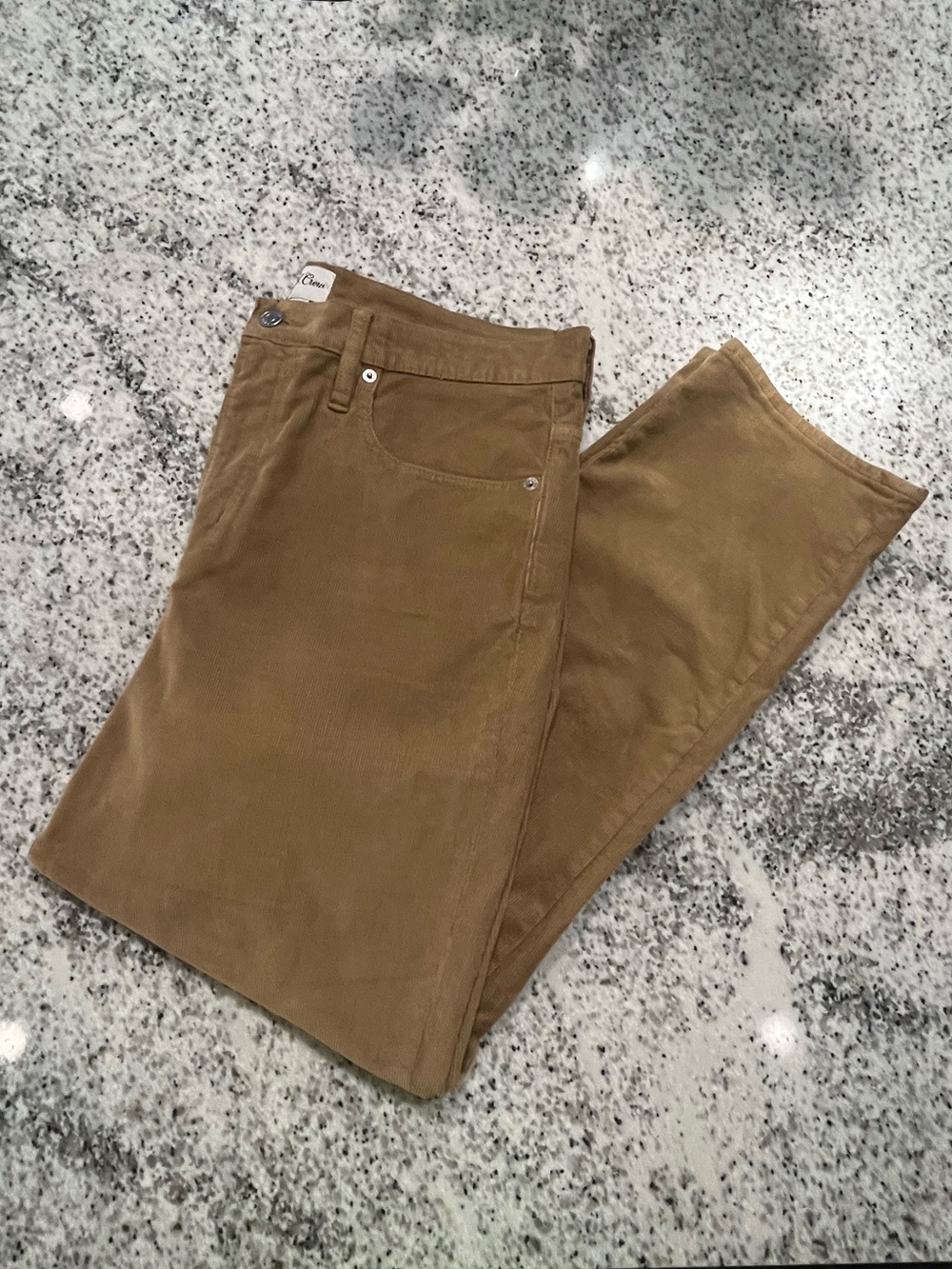 J.CREW Corduroy Pants Men’s 32x28 Vintage Slim Straight Tan Chinos